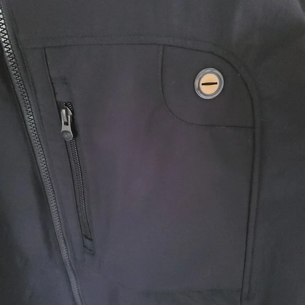 Columbia Interchange Core XCL Softshell Full Zip Black Jacket Men’s Size XL